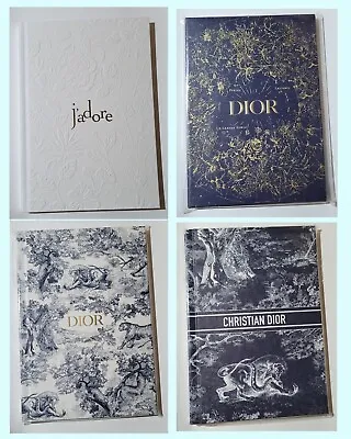 New Set Of 4 VIP Dior Exquisite Designer Notebooks SEALED + J'adore L'or Perfume • $114.99
