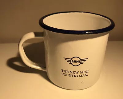 Mini Car Logo The New Mini Countryman Enamel Tin Mug Tea Coffee Camping • £7