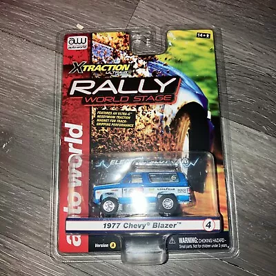 AUTO WORLD Xtraction Rally World Stage SC393 Slot Car 1977 Chevy Blazer SR A • $24.75