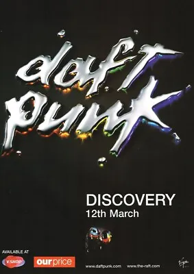 Daft Punk - Discovery - Full Size Magazine Advert • £5.99