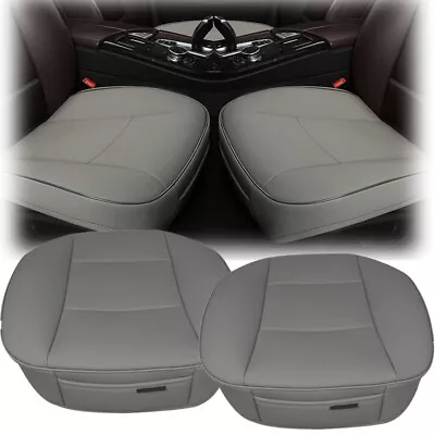 2PCS Car Front Seat Cover PU Leather Pad Breathable Mat Cushion Full Surround • $34.69