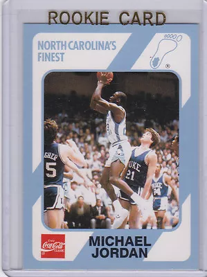 MICHAEL Air JORDAN Coca-Cola RC College Basketball NCAA ROOKIE CARD Bulls UNC • $42.14