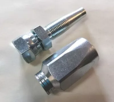 £10.50 • Buy Reusable Hydraulic Fitting, Insert Female Bsp Re End Set R2T, 2SN 2 Wire Hose.