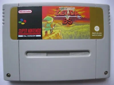 Legend Of Zelda BS Map 1+2 NES Remake Super Nintendo SNES PAL English Regionfree • £49.24