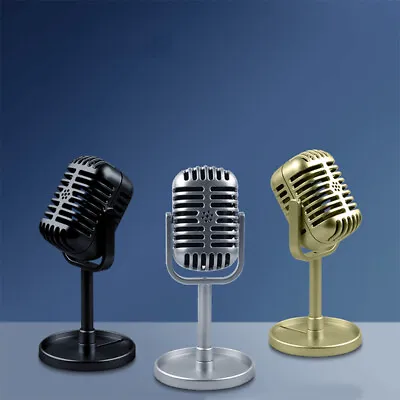 Classic Retro Dynamic Vocal Microphone Vintage Style Mic Universal Stand ModeKE • $3.88