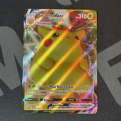 $6.99 • Buy Pikachu Vmax 044/185 Vivid Voltage Full Art Ultra Rare Pokemon Card