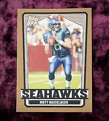 Matt Hasselbeck 2007 Topps DPP Gold #31 MINT Seahawks Legends Jersey BC Eagles💙 • $1.95