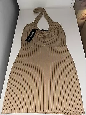 I Saw It First - Beige Halter Neck Dress - Size 6 -  BNWT • £4