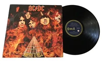 AC/DC Highway To Hell 1979 Aussie 1st Promo Press Blue Label Vinyl LP Record EX- • $899.10