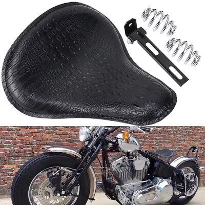 Motorcycle 13  Solo Seat Spring Bracket Kit For Harley Sportster Chopper Bobber • $43.19