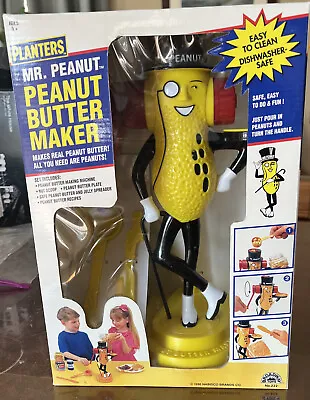 Vintage Planters Mr Peanut Peanut Butter Maker 1995 No. 222 New In Sealed Box • $35