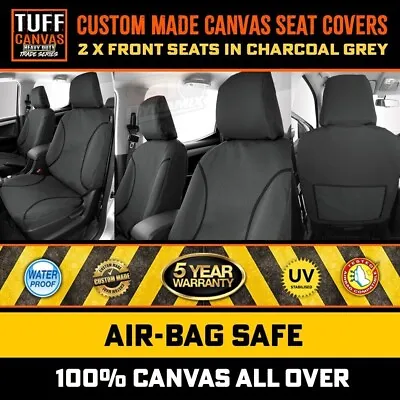 Tuff HD TRADE FRONT Canvas Seat Covers For Mazda BT50 B19 B30 XS XT XTR 20-On CH • $169