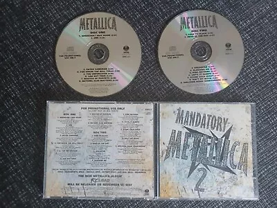 Metallica Mandatory 2 Rare Promo 2cd 1997 • £49.99