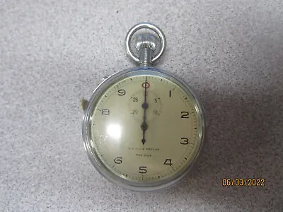  A.R. And J.E. MEYLAN VINTAGE SWISS 208A STOP WATCH AS-IS  SEVEN JEWELS • $36.50