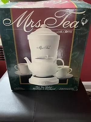 Mrs. Tea Hot Tea Maker By Mr. Coffee Electric Excellent Condition Tested & Works • $49.99