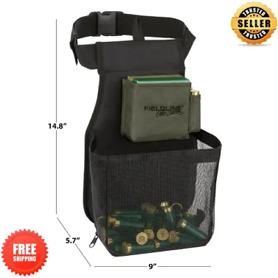 Fieldline Pro Series Large Trap Shooting Shell Pouch Ammo Holder Black Green • $20.75