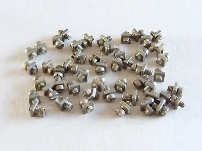 £6 • Buy 50 Meccano Cheese Head Bolts And Square Nuts Part 37b 37a Brass