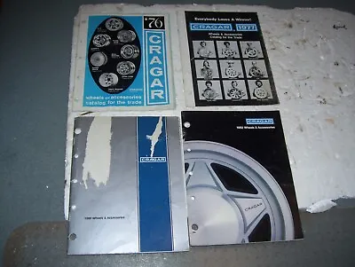 4 CRAGAR  Wheel Catalogs 1976 77 80 82-ALL 4 FOR 1 BID • $47.50