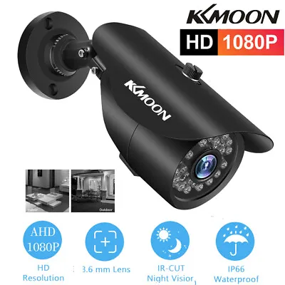 KKMOON 1080P CCTV AHD Camera IR Night Vision Security Outdoor Surveillance E6E5 • $18.97