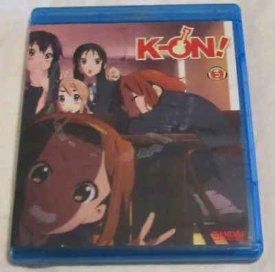 K-On! Volume 3 (Blu-ray 2011 Disc In MINT Condition) • $10.50