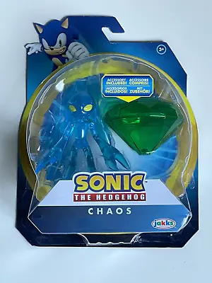 Sonic The Hedgehog Chaos W/ Green Master Emerald 4  Action Figure TOY IN HAND • $29