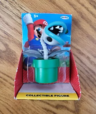 NEW Nintendo Super Mario Bone Piranha Plant 2.5  Figure Jakks Pacific World 2020 • $11.75
