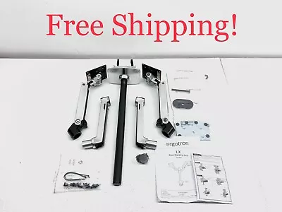 $341.24 • Buy LX Vertical Stacking Dual Monitor Arm VESA Desk Mount Upto 40  Polished Aluminum