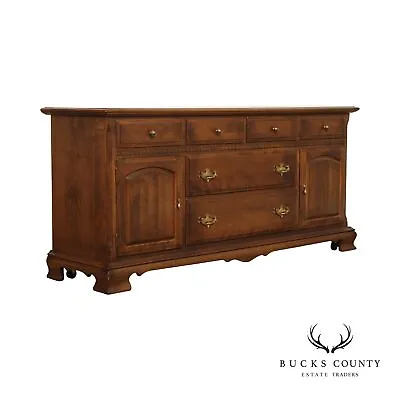 Ethan Allen 'Classic Manor' Maple Triple Dresser • $1095