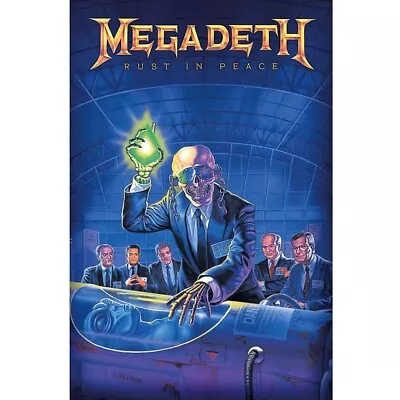 Megadeth 'Rust In Peace' Printed Flag - NEW Textile Poster • £19.99