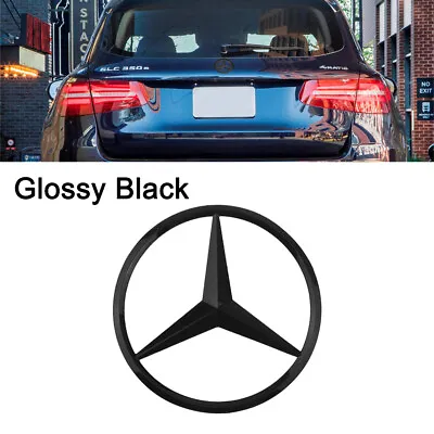Glossy Black Trunk Emblem Badge A2538170016 For Mercedes Benz W253 GLC Class • £10.64