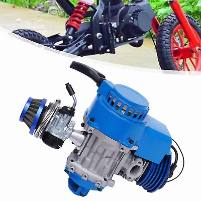 47 49cc 2-stroke Racing Engine Motor For Pocket Mini Bike Scooter Atv Quad Kart • $95