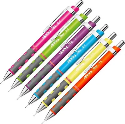 £4.99 • Buy Rotring Tikky Neon Colours Mechanical Pencil - 0.5mm HB - 6 Colours