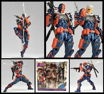$35.05 • Buy Amazing Yamaguchi No.011 DEATHSTROKE DC Justice League Revoltech Kaiyodo Figures