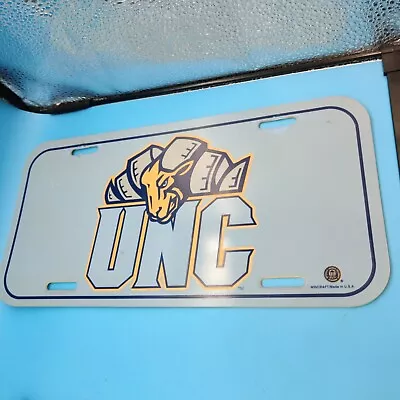 Vintage North Carolina Tar Heels Ncaa Plastic License Plate Used Unc Usa • $21.24