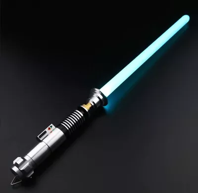 Metal Star Wars Master Replicas Lightsaber Obi-Wan Kenobi Lightsaber Hilt RGB #1 • $199.99