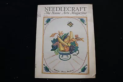 1932 October Needlecraft Magazine - An Illustrated Bowl Of Fruit Cover - E 9932 • $50