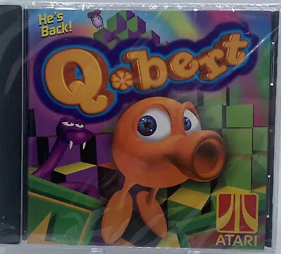 Q*bert (PC Game 1999) Windows 95/98 CD-ROM Atari SEALED • $10