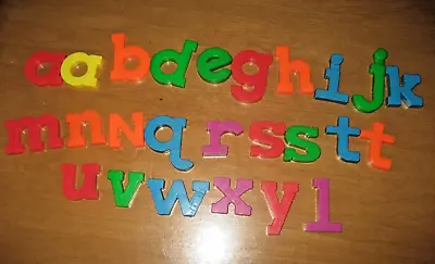 Vintage Jumbo Fisher Price Magnetic Lowercase Letters Not Complete • $5