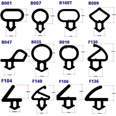 UPVC Window & Door Bubble Gasket Seal Flipper Double Glazing Rubber Draught Seal • £1.29
