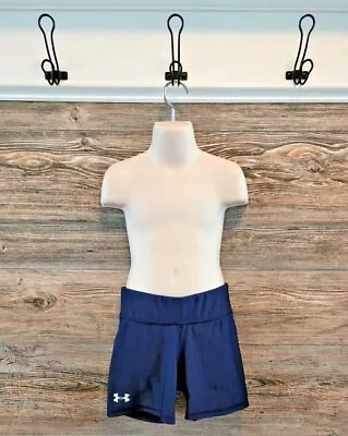 Under Armour Girl's Navy Volleyball Active Short Size Youth Medium EUC • $14.99