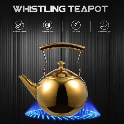 Boiling Teapot Metal Stove Tea Kettle Gas Stove Large Stove Kettle • £15.99