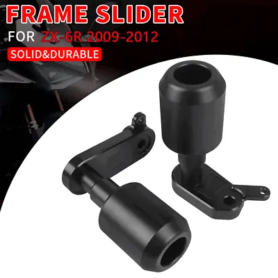 CNC Frame Sliders Guard Crash Protector For Kawasaki Ninja ZX6R 2009-2012 • $62