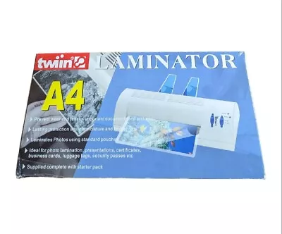 Twin LMA400 Laminator Machine Boxed (Tested) Hot & Cold • £15.99