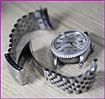 Rolex 16030 Datejust Cal 3035 QS Engine Turned Bezel Men's 36mm Au Acrylic Watch • $57