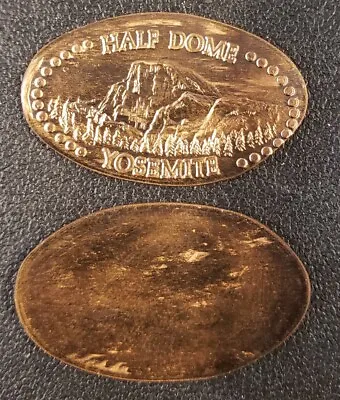 YOSEMITE NATIONAL PARK HALF DOME Elongated UNC WHEAT CENT Penny Smashed  • $2