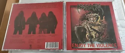 MASSACRA Enjoy The Violence Orig'91 CD AGRESSOR LOUDBLAST MERCYLESS • $45