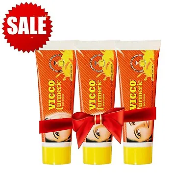 1 Vicco Turmeric Skin Cream Fairness Scars Acne Pimples Turmeric Sandalwood Oil • $11.09