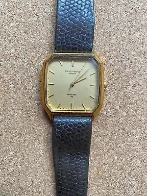 £30 • Buy Vintage Men's Solvil Et Titus Quartz Feulle D'or Wristwatch - DM 803001 -Working