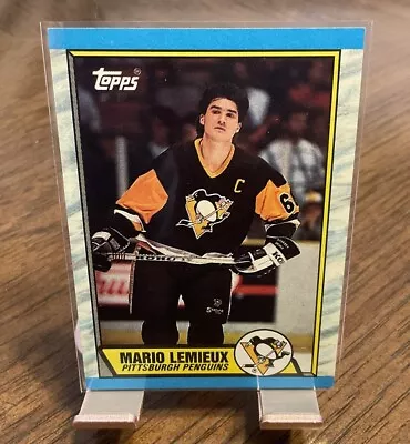 1989 Topps Mario Lemieux #1 Pittsburgh Penguins • $2.99