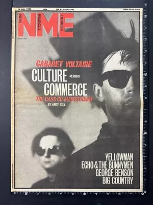 CABARET VOLTAIRE - NME COVER PAGE 15X11  1983 Poster Sized Advert L340 • $16.15